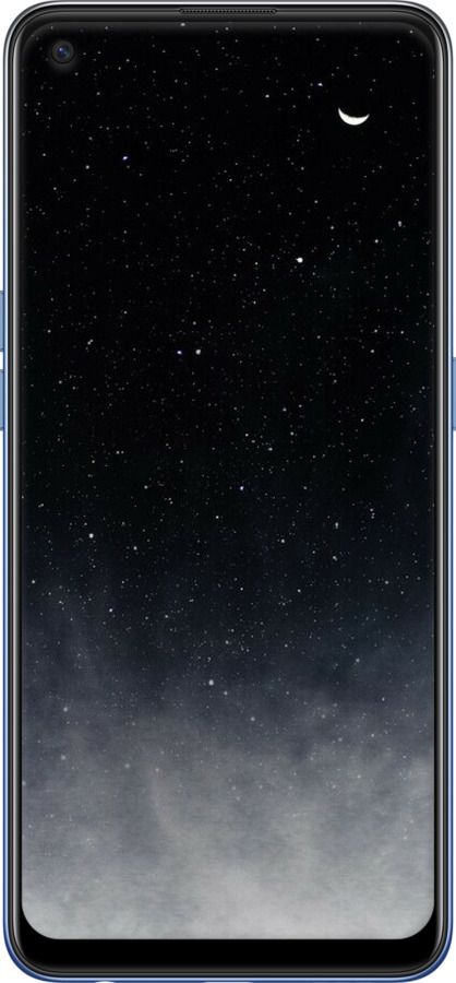 TPU чехол Голубые облака, Голубая луна для Oppo A74 - 6396b-2305 изображение 