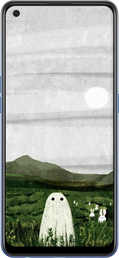 TPU чехол Привидение для Oppo A74 - 6492b-2305 изображение 