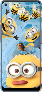 3D пластиковий матовий чехол Миньоны для Oppo A74 - 6386m-2305 изображение 