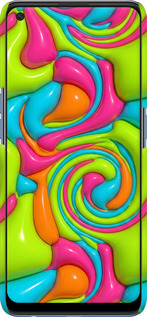 3D пластиковый матовый чехол Y2K Jelly Dream для Oppo A74 - 6780m-2305 изображение 