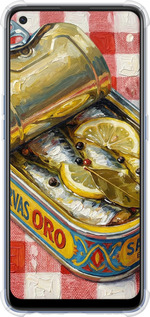 Силіконовий протиударний с посиленими кутами чехол Vintage Sardine Tin Phone для Oppo A74 - 6772sp-2305 изображение 