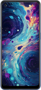 Силиконовый чехол Арт акварель для Oppo A74 - 6329u-2305 изображение 