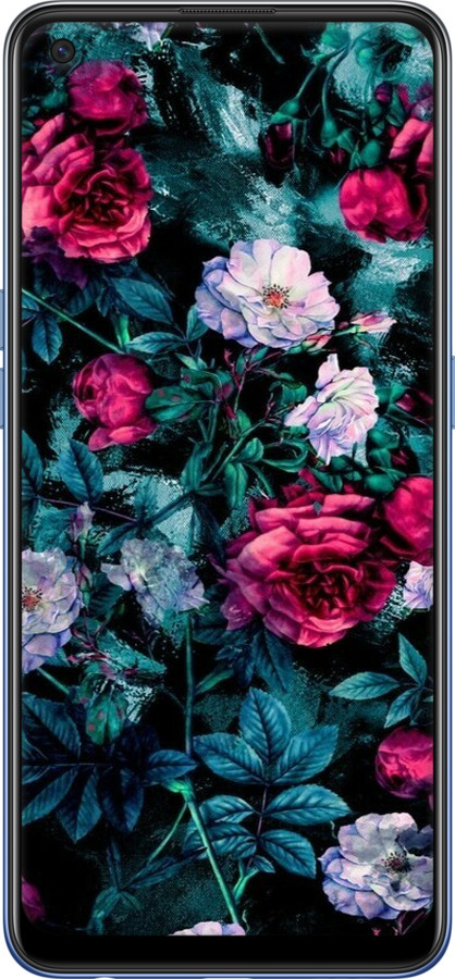 Силіконовий чехол Сад та троянди для Oppo A74 - 6483u-2305 изображение 