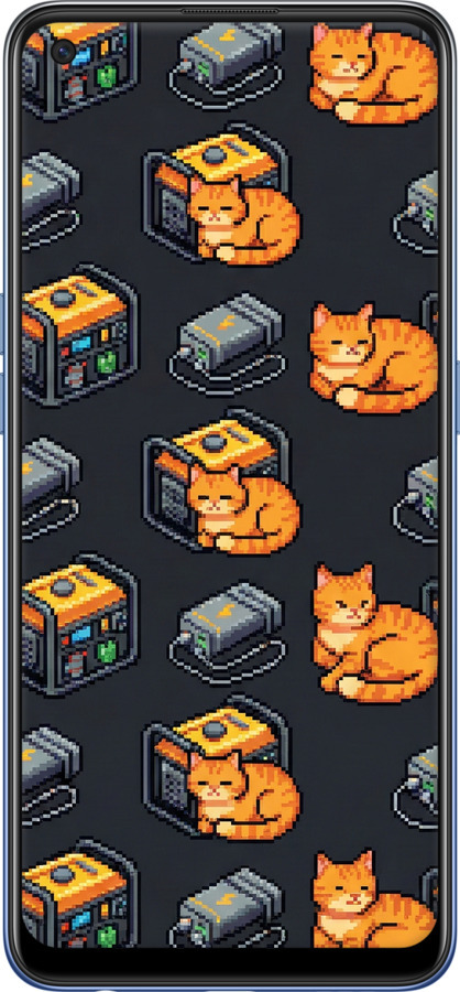 Силиконовый чехол Autonomous Zone для Oppo A74 - 6771u-2305 изображение 