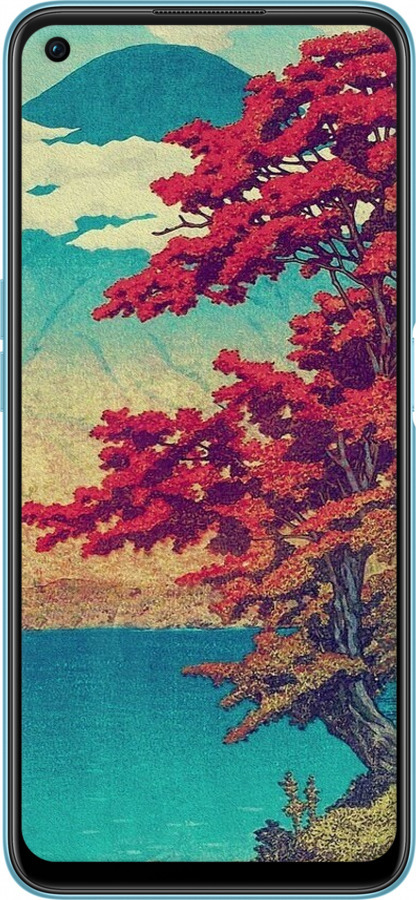 TPU чехол С изображением природы для Oppo A76 - 6469b-2760 изображение 