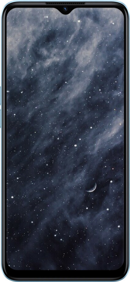 Силиконовый чехол Голубые облака, Голубая луна для Oppo A77 5G - 6398u-1377 изображение 
