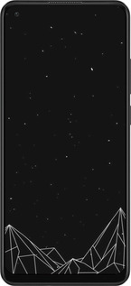 TPU чехол Чорно білі абстрактні гори для Oppo A78 4G - 6437b-3142 изображение 