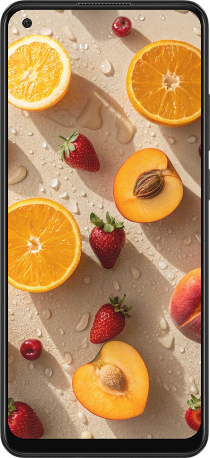 TPU чехол Фрукти 3 для Oppo A78 4G - 6703b-3142 изображение 