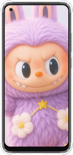 Силикон с усиленными углами чехол Лабубу для Oppo A78 4G - 6708sp-3142 изображение 