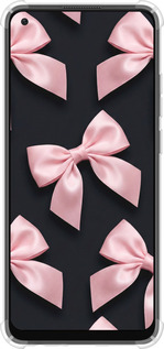 Силіконовий протиударний с посиленими кутами чехол Coquette Ribbons Dark Coquette для Oppo A78 4G - 6767sp-3142 изображение 