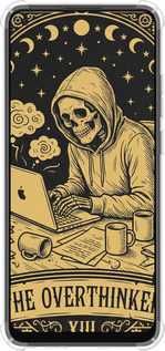 Силикон с усиленными углами чехол The Overthinker для Oppo A78 4G - 6774sp-3142 изображение 