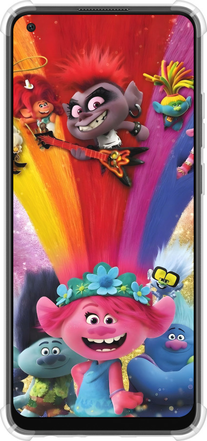 Силикон с усиленными углами чехол Троли для Oppo A78 4G - 6343sp-3142 изображение 