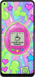 Силиконовый чехол Y2K Aesthetic Retro Pet: Годуй мене кавою для Oppo A78 4G - 6784u-3142 изображение 