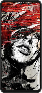 Силиконовый чехол Лицо девушки для Oppo A3 Pro 5G - 1162u-4144 изображение 