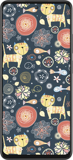 Силиконовый чехол Котята v4 для Oppo A80 5G - 1224u-3963 изображение 