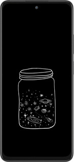 Силиконовый чехол Космос в банке для Oppo A80 5G - 4297u-3963 изображение 