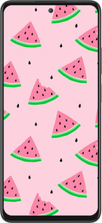 Силиконовый чехол Розовый арбуз для Oppo A80 5G - 4314u-3963 изображение 