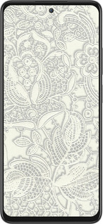 Силиконовый чехол Белое кружево для Oppo A80 5G - 4383u-3963 изображение 
