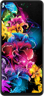 Силиконовый чехол Абстрактные цветы для Oppo A3 Pro 5G - 511u-4144 изображение 