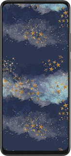 Силиконовый чехол Ночь золотые звезды для Oppo A3 Pro 5G - 5421u-4144 изображение 