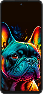 Силіконовий чехол Яскравий бульдог для Oppo A3 Pro 5G - 5547u-4144 изображение 