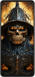 Силіконовий чехол Череп 2 для Oppo A80 5G - 5652u-3963 изображение 