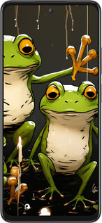 Силиконовый чехол Жабки 2 для Oppo A3 Pro 5G - 5657u-4144 изображение 