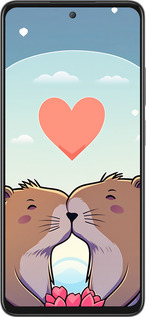 Силіконовий чехол Капібара кохання для Oppo A3 Pro 5G - 6027u-4144 изображение 