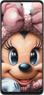 Силиконовый чехол Минни Маус с бантиком для Oppo A80 5G - 6055u-3963 изображение 