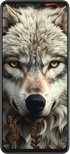 Силиконовый чехол Волчий взгляд для Oppo A3 Pro 5G - 6066u-4144 изображение 