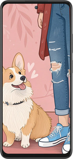 Силиконовый чехол Корги 3 для Oppo A3 Pro 5G - 6707u-4144 изображение 