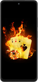 Силіконовий чехол Палаючі карти  для Oppo A3 Pro 5G - 839u-4144 изображение 