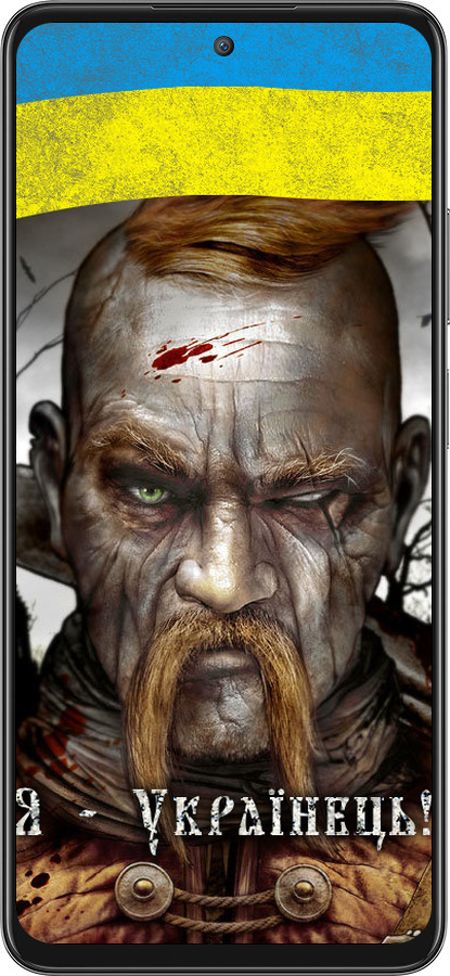 Силиконовый чехол Козак-Украинец для Oppo A80 5G - 1150u-3963 изображение 