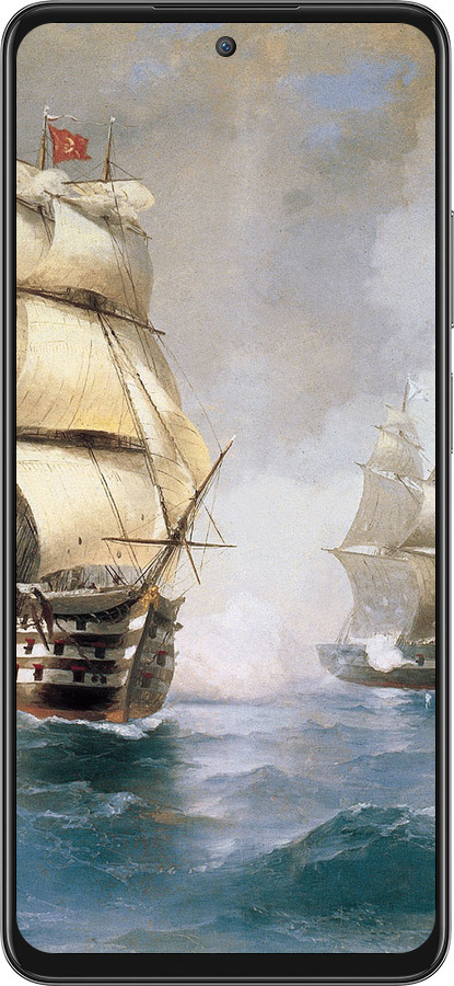 Силиконовый чехол Айвазовский. Корабли для Oppo A3 Pro 5G - 160u-4144 изображение 