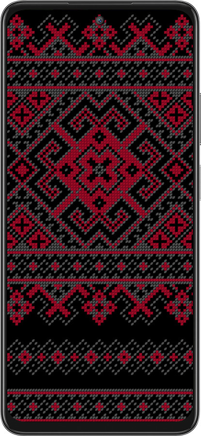 Силиконовый чехол Вышиванка 52 для Oppo A80 5G - 1763u-3963 изображение 