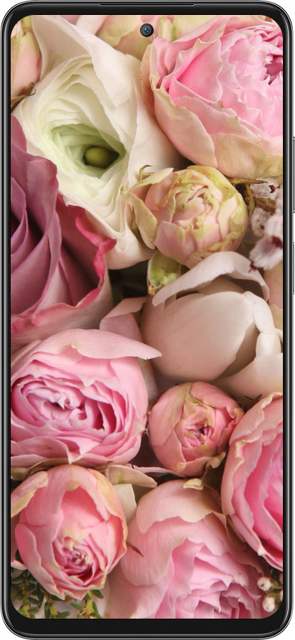 Силиконовый чехол Розы v2 для Oppo A80 5G - 2320u-3963 изображение 