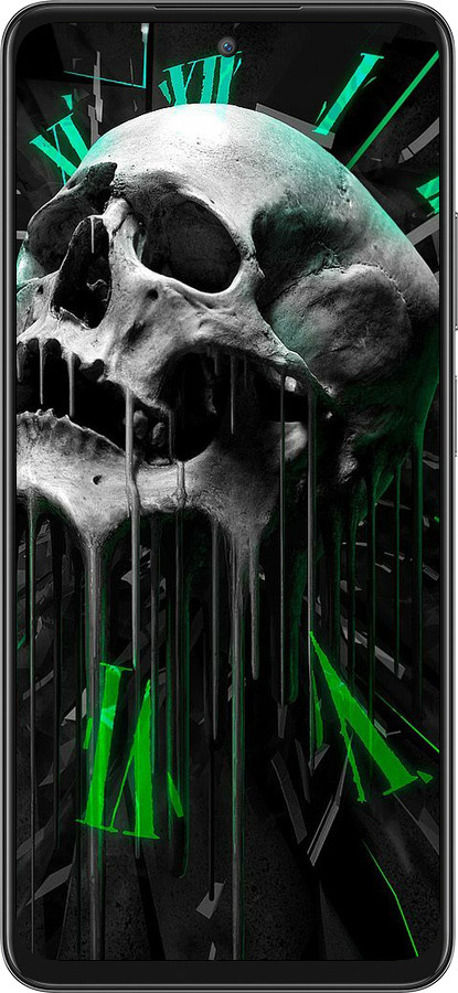 Силиконовый чехол Череп-часы для Oppo A80 5G - 4100u-3963 изображение 