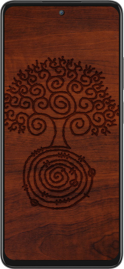 Силиконовый чехол Узор дерева для Oppo A3 Pro 5G - 4119u-4144 изображение 