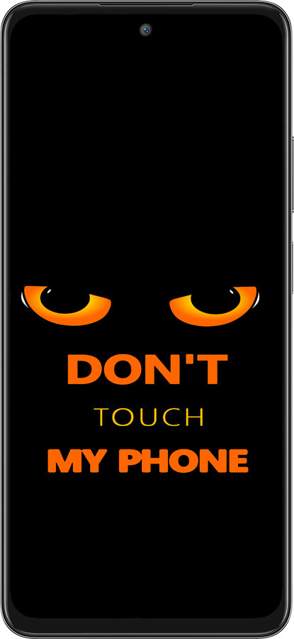 Силиконовый чехол Don't touch the phone для Oppo A3 Pro 5G - 4261u-4144 изображение 