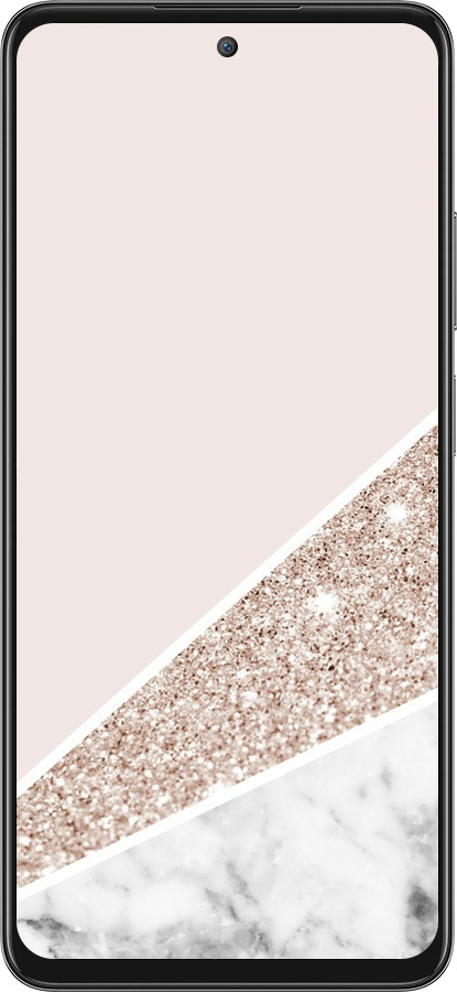 Силиконовый чехол Пастельный мрамор для Oppo A80 5G - 4342u-3963 изображение 