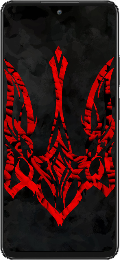 Силиконовый чехол Герб Украины v4 для Oppo A3 Pro 5G - 5319u-4144 изображение 