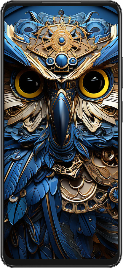 Силиконовый чехол Сова v2 для Oppo A80 5G - 5649u-3963 изображение 