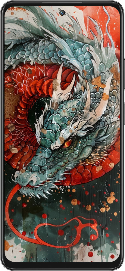 Силиконовый чехол Стихия огня для Oppo A3 Pro 5G - 6101u-4144 изображение 