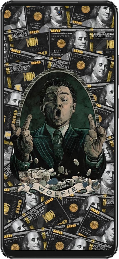 Силіконовий чехол Волк с валл стрит для Oppo A3 Pro 5G - 6287u-4144 изображение 