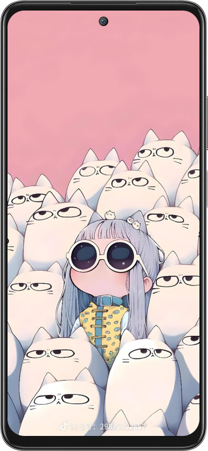 Силиконовый чехол Малышка с котами для Oppo A80 5G - 6295u-3963 изображение 