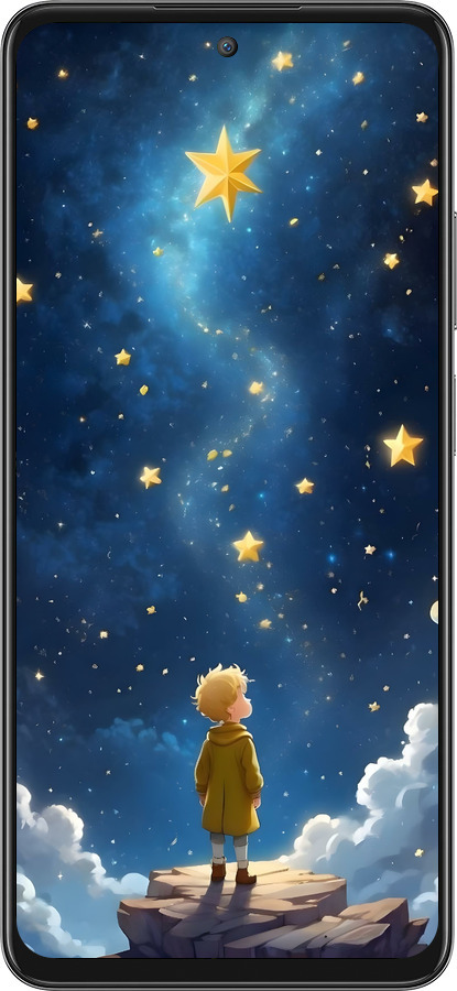 Силиконовый чехол Маленький принц для Oppo A3 Pro 5G - 6326u-4144 изображение 