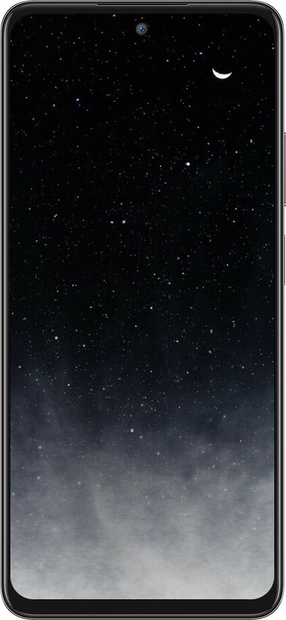 Силіконовий чехол Голубые облака, Голубая луна для Oppo A3 Pro 5G - 6396u-4144 изображение 