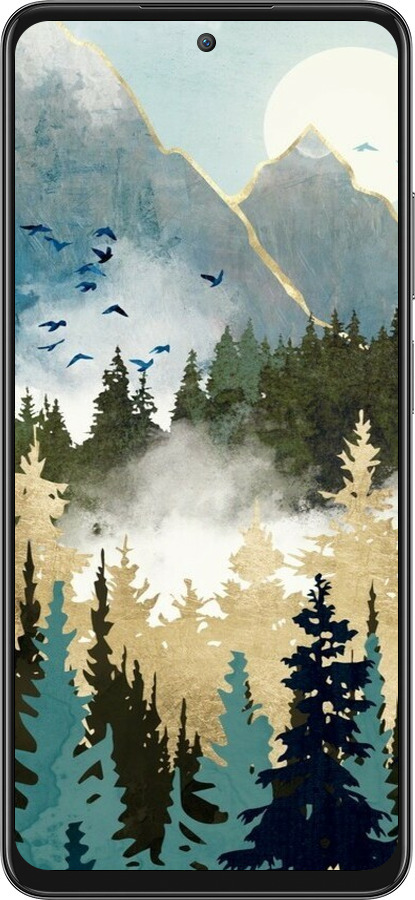 Силіконовий чехол Із зображенням лісового пейзажу для Oppo A3 Pro 5G - 6548u-4144 изображение 