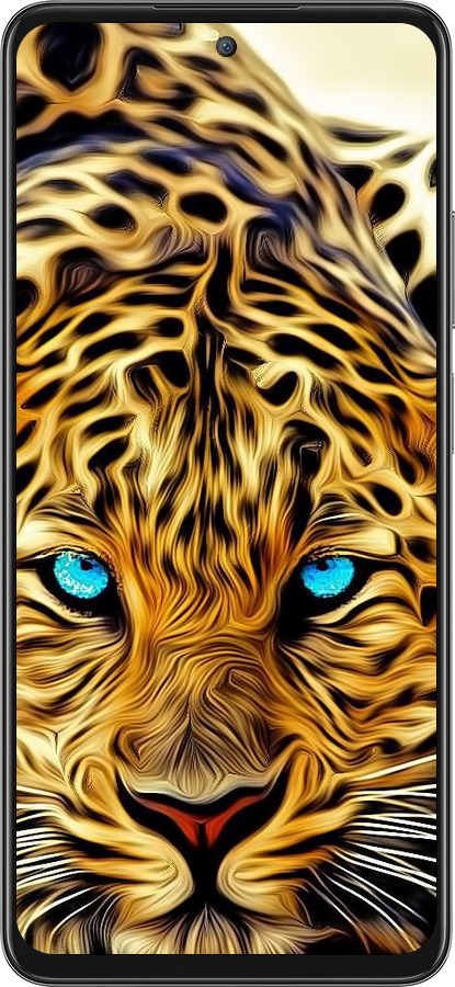 Силиконовый чехол Леопард для Oppo A80 5G - 6611u-3963 изображение 