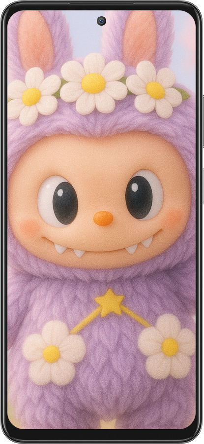 Силиконовый чехол Лабубу 1 для Oppo A80 5G - 6709u-3963 изображение 